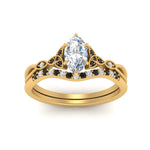 Load image into Gallery viewer, celtic-knot-split-marquise-cut-black-diamond-engagement-ring-in-yellow-gold-FD9609MQGBLACK-NL-YG