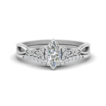 Load image into Gallery viewer, celtic-knot-split-marquise-cut-diamond-engagement-ring-in-white-gold-FD9609MQ-NL-WG