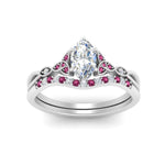 Load image into Gallery viewer, celtic-knot-split-marquise-cut-pink-sapphire-engagement-ring-in-white-gold-FD9609MQGSADRPI-NL-WG