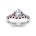 Load image into Gallery viewer, celtic-knot-split-marquise-cut-ruby-engagement-ring-in-white-gold-FD9609MQGRUDR-NL-WG
