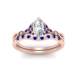Load image into Gallery viewer, celtic-knot-split-marquise-cut-sapphire-engagement-ring-in-rose-gold-FD9609MQGSABL-NL-RG
