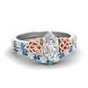Load image into Gallery viewer, celtic-marquise-cut-blue-topaz-wedding-ring-set-in-white-gold-fdens2255mqgicbltosleep-nl-wg-ws1.jpg