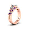 Load image into Gallery viewer, celtic-marquise-cut-purple-topaz-wedding-ring-set-in-rose-gold-fdens2255mqgvitoangle2-nl-rg-ws1.jpg