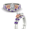 Load image into Gallery viewer, celtic-marquise-cut-purple-topaz-wedding-ring-set-in-white-gold-fdens2255mqgvitoangle3-nl-wg-ws1.jpg