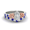 Load image into Gallery viewer, celtic-marquise-cut-sapphire-wedding-ring-set-in-white-gold-fdens2255mqgsablsleep-nl-wg-ws1.jpg