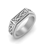 Load image into Gallery viewer, Celtic Engraved Mens Gold Ring