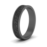 Load image into Gallery viewer, Celtic Mens Gold Band Rings