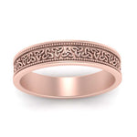 Load image into Gallery viewer, celtic-mens-gold-band-rings-in-rose-gold-fd9861b-nl-rg