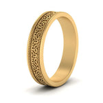 Load image into Gallery viewer, Celtic Mens Gold Band Rings