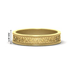Load image into Gallery viewer, celtic-mens-gold-band-rings-in-yellow-gold-fdm9861-nl-yg-hw