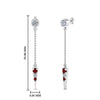 Load image into Gallery viewer, chain-drop-diamond-dangle-earring-with-ruby-in-white-gold-FDEAR8456GRUDRANGLE1-NL-WG
