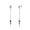 Load image into Gallery viewer, chain-drop-diamond-dangle-earring-with-ruby-in-white-gold-FDEAR8456GRUDRANGLE1-NL-WG