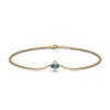 Load image into Gallery viewer, chain-four-daimond-stacking-bracelet-with-blue-topaz-in-FDBRC9628GICBLTOANGLE2-NL-YG