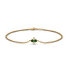 Load image into Gallery viewer, chain-four-daimond-stacking-bracelet-with-emerald-in-FDBRC9628GEMGRANGLE2-NL-YG