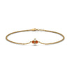 Load image into Gallery viewer, chain-four-daimond-stacking-bracelet-with-orange-sapphire-in-FDBRC9628GSAORANGLE2-NL-YG