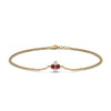 Load image into Gallery viewer, chain-four-daimond-stacking-bracelet-with-pink-sapphire-in-FDBRC9628GSADRPIANGLE2-NL-YG