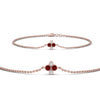 Load image into Gallery viewer, chain-four-daimond-stacking-bracelet-with-ruby-in-FDBRC9628GRUDRANGLE2-NL-RG