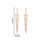 Load image into Gallery viewer, chandelier-diamond-earring-in-rose-gold-FDEAR11493ANGLE2-NL-RG-HW