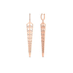 Load image into Gallery viewer, chandelier-diamond-earring-in-rose-gold-FDEAR11493SLEEP-NL-RG
