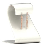 Load image into Gallery viewer, chandelier-diamond-earring-in-rose-gold-FDEAR11493STAND-NL-RG