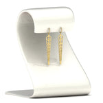 Load image into Gallery viewer, chandelier-diamond-earring-in-yellow-gold-FDEAR11493STAND-NL-YG