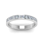 Load image into Gallery viewer, channel-princess-cut-diamond-wedding-band-1-carat-in-14K-white-gold-FD8382-1.0CTBANGLE5-NL-WG