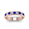 Load image into Gallery viewer, channel-round-diamond-wedding-band-with-blue-sapphire-in-14K-rose-gold-FDMR1098GSABLANGLE5-NL-RG.jpg