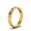 Load image into Gallery viewer, channel-round-diamond-wedding-band-with-orange-sapphire-in-14K-yellow-gold-FDMR1098GSAORANGLE2-NL-YG.jpg