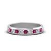 Load image into Gallery viewer, channel-round-diamond-wedding-band-with-pink-sapphire-in-14K-white-gold-FDMR1098GSADRPI-NL-WG.jpg