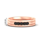 Load image into Gallery viewer, channel-set-5-stone-black-diamond-mens-engagement-ring-in-rose-gold-fdm1212gblack-nl-rg-hw