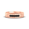 Load image into Gallery viewer, channel-set-5-stone-black-diamond-mens-engagement-ring-in-rose-gold-fdm1212gblack-nl-rg