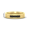 Load image into Gallery viewer, channel-set-5-stone-black-diamond-mens-engagement-ring-in-yellow-gold-fdm1212gblack-nl-yg-hw
