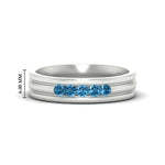 Load image into Gallery viewer, channel-set-5-stone-blue-topaz-mens-engagement-ring-in-white-gold-fdm1212gicblto-nl-wg-hw