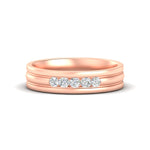 Load image into Gallery viewer, channel-set-5-stone-mens-engagement-ring-in-rose-gold-fdm1212-nl-rg