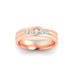 Load image into Gallery viewer, channel-set-5-stone-mens-engagement-ring-in-rose-gold-fdm1212angle5-nl-rg