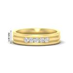 Load image into Gallery viewer, channel-set-5-stone-mens-engagement-ring-in-yellow-gold-fdm1212-nl-yg-hw