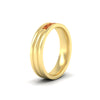 Load image into Gallery viewer, channel-set-5-stone-orange-sapphire-mens-engagement-ring-in-yellow-gold-fdm1212gsaorangle2-nl-yg