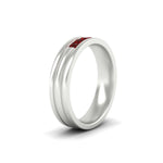Load image into Gallery viewer, channel-set-5-stone-ruby-mens-engagement-ring-in-white-gold-fdm1212grudrangle2-nl-wg