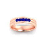 Load image into Gallery viewer, channel-set-5-stone-sapphire-mens-engagement-ring-in-rose-gold-fdm1212gsablangle5-nl-rg