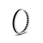 Load image into Gallery viewer, channel-set-eternity-black-diamond-band-1-carat-in-white-gold-FDEWB160PRBGBLACKANGLE2-1.00CT-NL-WG.jpg?v=1766128412