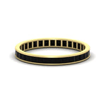 Load image into Gallery viewer, channel-set-eternity-black-diamond-band-1-carat-in-yellow-gold-FDEWB160PRBGBLACK-1.00CT-NL-YG.jpg?v=1766128413