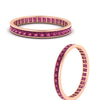 Load image into Gallery viewer, channel-set-eternity-pink-sapphire-band-1-carat-in-rose-gold-FDEWB160PRBGSADRPIANGLE3-1.00CT-NL-RG.jpg?v=1766128413