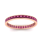 Load image into Gallery viewer, channel-set-eternity-pink-sapphire-band-1-carat-in-rose-gold-FDEWB160PRBGSADRPIANGLE5-1.00CT-NL-RG.jpg?v=1766128412