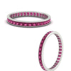 Load image into Gallery viewer, channel-set-eternity-pink-sapphire-band-1-carat-in-white-gold-FDEWB160PRBGSADRPIANGLE3-1.00CT-NL-WG.jpg?v=1766128412