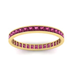 Load image into Gallery viewer, channel-set-eternity-pink-sapphire-band-1-carat-in-yellow-gold-FDEWB160PRBGSADRPIANGLE5-1.00CT-NL-YG.jpg?v=1766128412