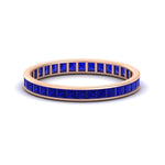 Load image into Gallery viewer, channel-set-eternity-sapphire-band-1-carat-in-rose-gold-FDEWB160PRBGSABL-1.00CT-NL-RG.jpg?v=1766128412