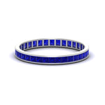 Load image into Gallery viewer, channel-set-eternity-sapphire-band-1-carat-in-white-gold-FDEWB160PRBGSABL-1.00CT-NL-WG.jpg?v=1766128412