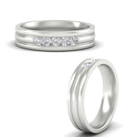 Load image into Gallery viewer, channel-set-five-stone-mens-engagement-ring-in-platinum-fdm1212angle3-nl-wg