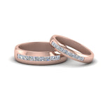Load image into Gallery viewer, channel-set-matching-wedding-set-in-rose-gold-FD8854B-NL-RG.jpg