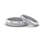 Load image into Gallery viewer, channel-set-matching-wedding-set-in-white-gold-FD8854B-NL-WG.jpg